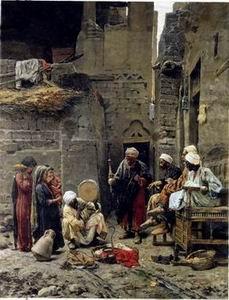 unknow artist Arab or Arabic people and life. Orientalism oil paintings 215 Germany oil painting art